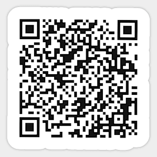 Funny Trump Dance QR Code Sticker